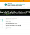 Journal Of Tropical Forest Science