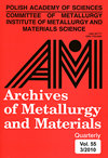 Archives Of Metallurgy And Materials