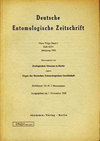 Deutsche Entomologische Zeitschrift