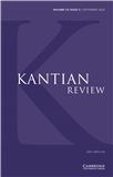 Kantian Review