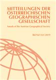 Mitteilungen Der Osterreichischen Geographischen Gesellschaft