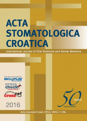 Acta Stomatologica Croatica