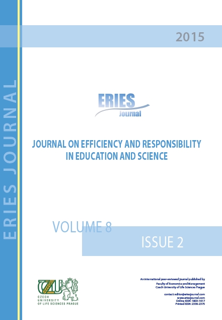 Journal On Efficiency And Responsibility In Education And Science