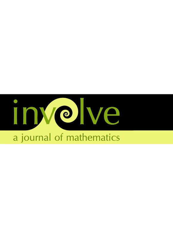 Involve, A Journal Of Mathematics