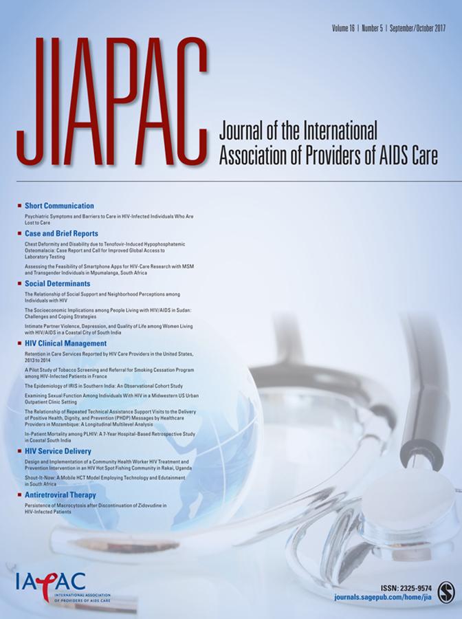 Journal Of The International Association Of Providers Of Aids Care