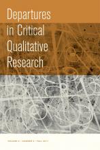 Departures In Critical Qualitative Research