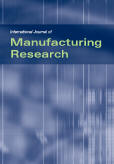 International Journal Of Manufacturing Research