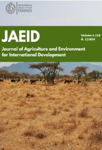 Journal Of Agriculture And Environment For International Development