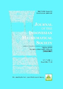 Journal Of The Indonesian Mathematical Society