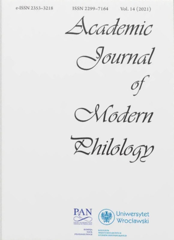 Academic Journal Of Modern Philology